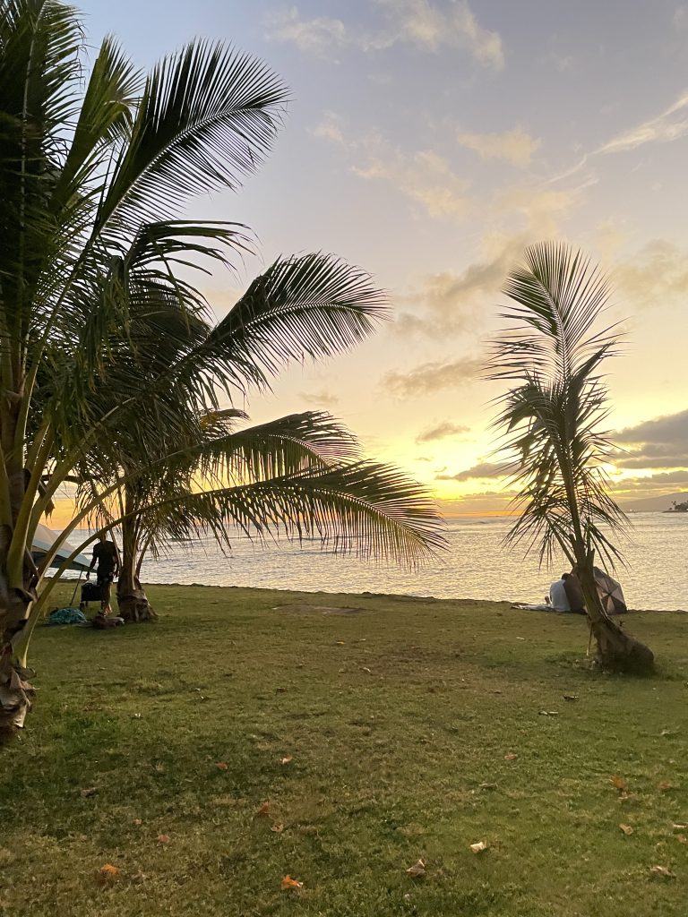 Sunset over the ocean, reflecting on the science of fasting